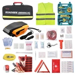 New Vevor Car Emergency KIT,2-IN-1 First Aid With Jumper Cables,essential Ro. Price: $73.99.