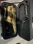 Andreas Eastman 52ND Street Alto Saxophone With Engraved Vintage Brass Finish Used. Price: $2400.00.