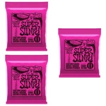 Ernie Ball Super Slinky 3-SET Bundle .009 .042, 9-42 New. Price: $30.99.