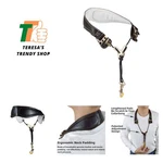 Leather Saxophone Neck Strap - Ergonomic, Breathable, Metal Swivel Snap Hook ... New. Price: $55.99.