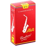 Vandoren Java Red Alto Saxophone Reeds Strength 2.5, Box Of 10 New. Price: $39.00.