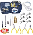 Jiayouy 20PC Flute Repair Maintenance Tool Kit Led Leak Light Carry Bag New. Price: $71.99.