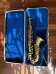 Buescher True Tone Silver Alto Saxophone Elkhart Eb Hand Engraved W/ Case, Neck Used. Price: $699.99.