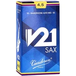 Vandoren V21 Alto Saxophone Reeds 4.5 New. Price: $48.50.