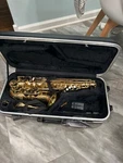 Model AS710L Alto Saxophone With Original Case(brand: Accent) Used. Price: $450.00.