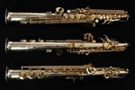 New Yanagisawa S-WO37 Soprano Saxophone Solid Silver Version Of S-WO10/S-WO20. Price: $9399.00.