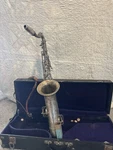 Vintage H.n. White Saxophone Silver-plated Engraved W/ Case 1920-1930 Used. Price: $750.00.